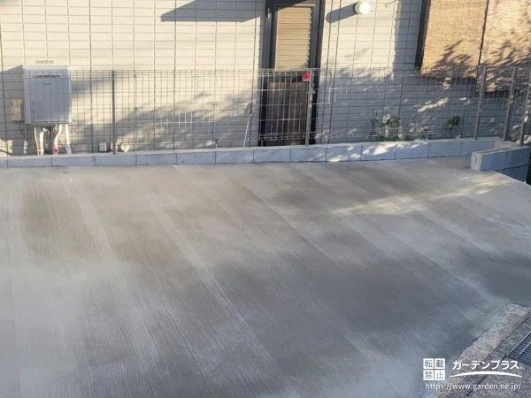 ブロック塀を境界フェンスにして安全性を向上したリフォーム工事