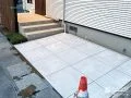 タイルアプローチで玄関まわりを上品に演出
