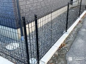 お住まいの境界を守るメッシュフェンス[施工後]