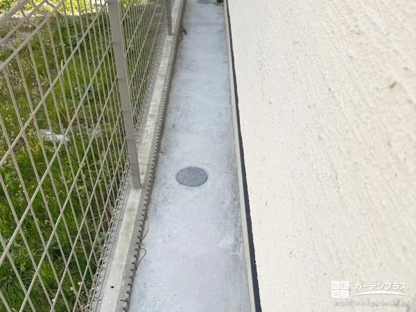 虫害の心配なくしっかり雑草対策もできるコンクリート打設工事