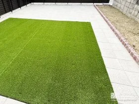 緑と舗装が調和する、使いやすい主庭[施工後]