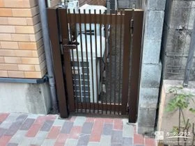 防犯性を向上させる門扉[施工後]