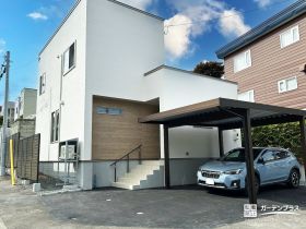 雪の日も普段の日も心地よく過ごせる新築外構