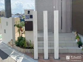 縦ラインの美しい角材[施工後]