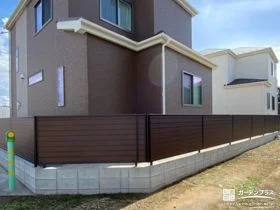 気になる視線をカットする目隠しフェンス[施工後]