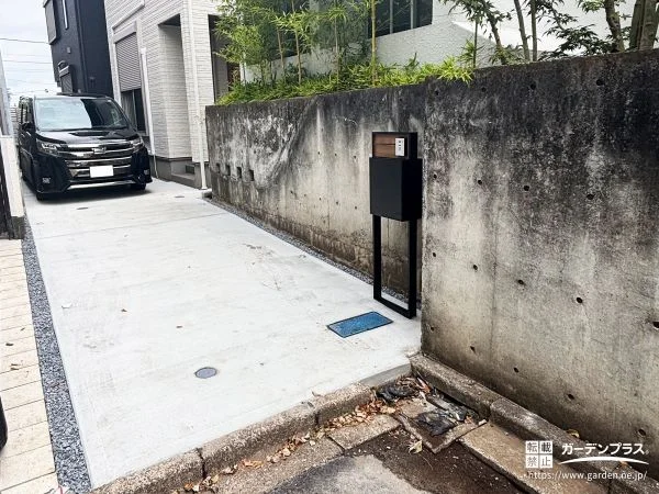 限られた敷地でも快適に整う旗竿地の新築外構