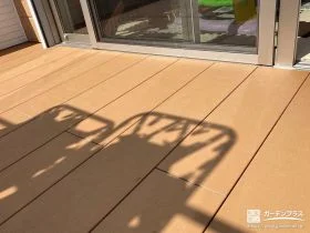 永く美しく使える人工木製ウッドデッキ[施工後]