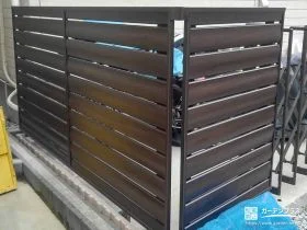 生活感を出さない目隠しフェンス[施工後]