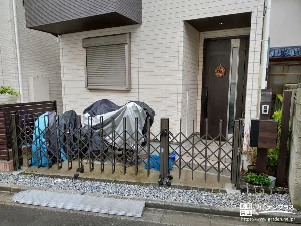 統一感あるカーゲートと目隠しフェンスで整えた安心の門周り工事