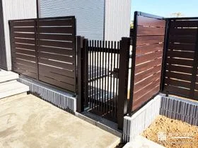 防犯性を高める主庭門扉[施工後]