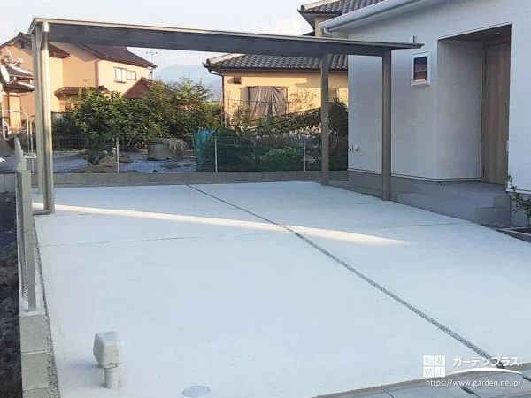 植栽の美しさが際立つシンプルな新築外構