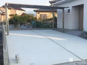 植栽の美しさが際立つシンプルな新築外構