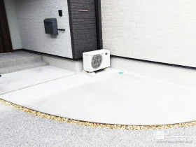 曲線ラインで魅せるアプローチデザイン[施工後]