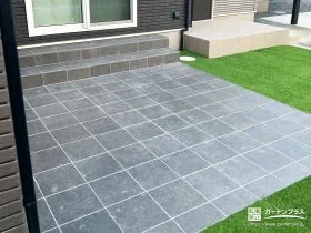 家族時間が広がるタイルテラス[施工後]