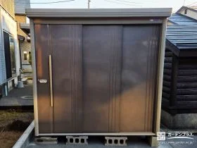 多雪対応の物置で安心収納[施工後]