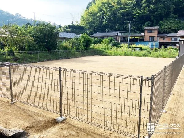 家族もペットも安心して使える400㎡のドッグラン工事