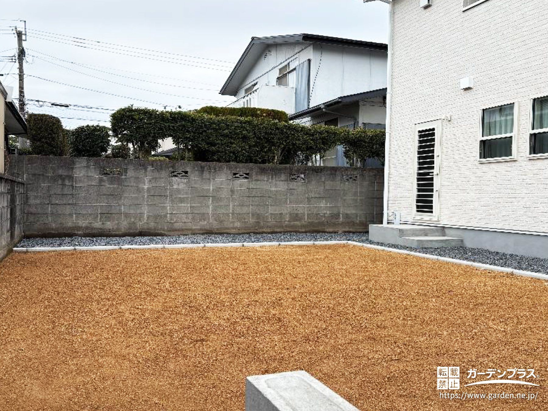 将来まで楽しめる、余白のある主庭