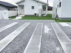 使いやすさを考えた駐車スペース