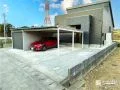 道路からスムーズにつながるラヴィージュのある新築外構