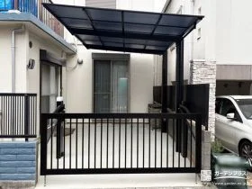 カーポートとカーゲートを組合わせてお車を守ったリフォーム工事