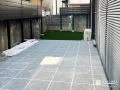タイルデッキで広がる、くつろぎの庭空間へリフォーム工事