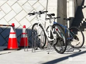 自転車を整えて置けるサイクルスペース[施工後]