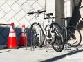 自転車を整えて置けるサイクルスペース
