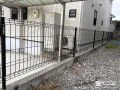 ブラックカラーで引き締めつつも解放感をたもてるフェンス工事