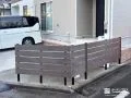 ナチュラルな木目がお住まいにマッチする目隠しフェンス工事
