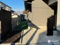 アプローチと角柱門柱でつくる玄関動線