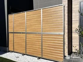 目隠しフェンスで安心できる庭空間[施工後]