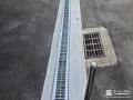 雨水をスムーズに流すU字溝とグレーチングを設置した工事