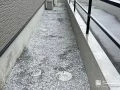 見えない部分も塗装仕上げで美しく仕上げた外構