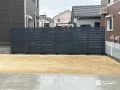 目隠しフェンスで落ち着いた庭空間に