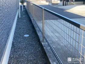 軽やかなメッシュフェンス[施工後]