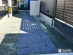 歩きやすさとデザインを両立したアプローチ