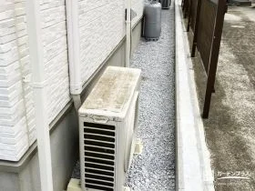 犬走りはすっきり保てる外回りに[施工後]