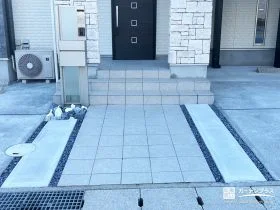 駐車スペースの拡張で使い勝手アップ[施工後]