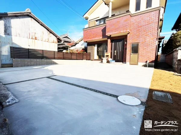 No.28673 コンクリート舗装で整えるフラットな動線へのリフォーム工事[施工後]