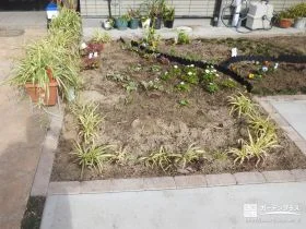 暮らしにゆとりを生む菜園スペース[施工後]