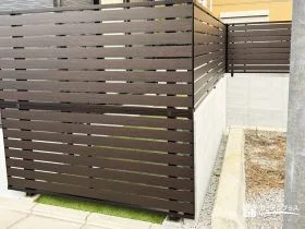 高さとデザインで安心感をつくる目隠しフェンス[施工後]