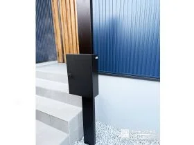 スリムに整えた門まわり空間[施工後]