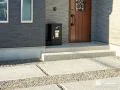 玄関ポーチの段差を見直し