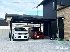 積雪にも対応する安心の駐車スペース[施工後]