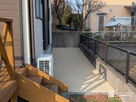 気持ち良くお使いいただける裏庭[施工後]