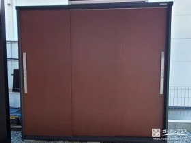 ナチュラルなデザインの物置[施工後]