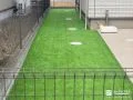 お庭の一画に人工芝を敷き鮮やかな緑をプラスしたリフォーム工事