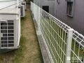 圧迫感を与えず境界を明確化できるメッシュタイプのフェンス工事