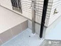 フラットな水受けが使いやすい水回り