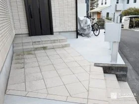 犬走りを駐輪スペースへ有効活用[施工後]